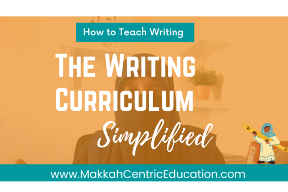 The Writing Curriculum Simplified- no more confusion